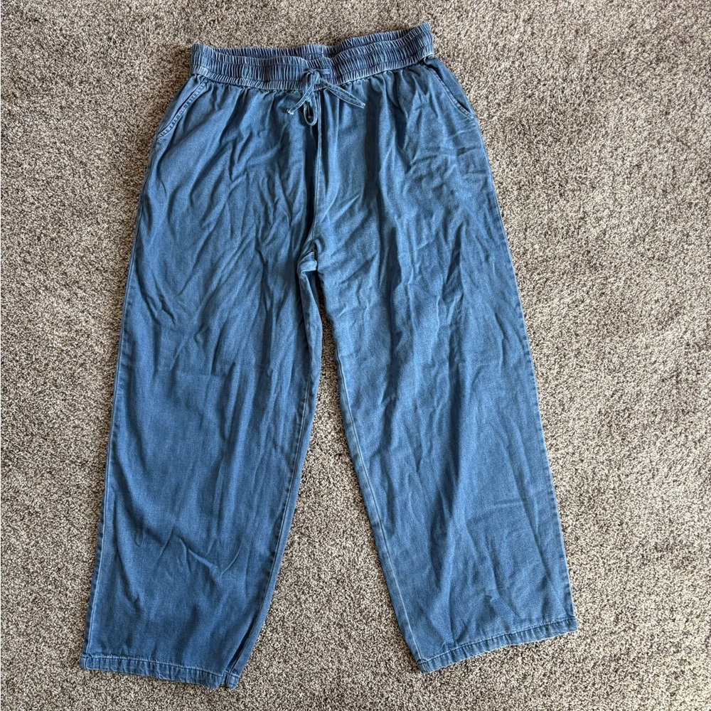Womens Loose Denim Pants